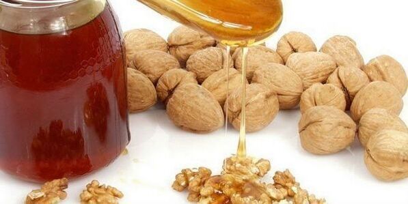 honey with nuts for potency