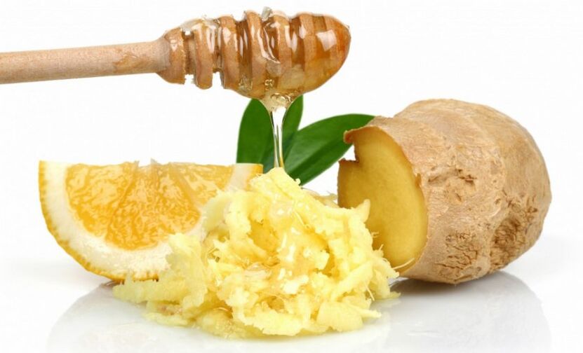 Lemon and ginger